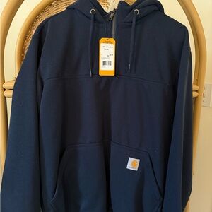 Carhartt Dark Blue Quarter-Zip Sweatshirt